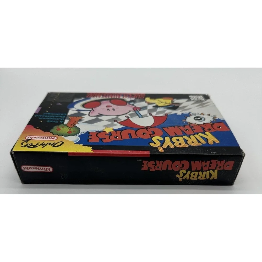 KIRBY'S DREAM COURSE SNES CIB COMPLETE TESTED AUTHENTIC EXCELLENT CONDITION